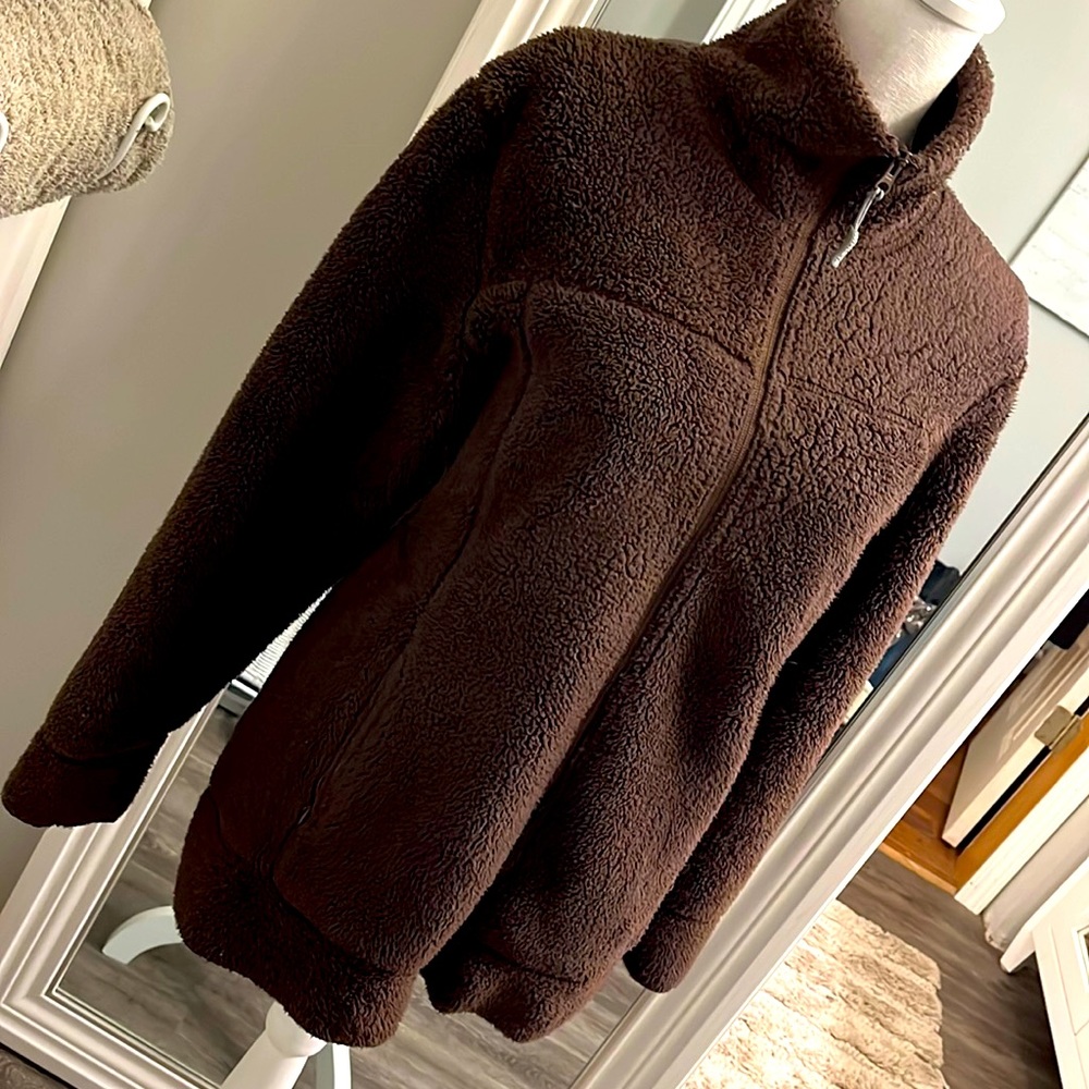 Athleta Zip Fleece Jacket EUC